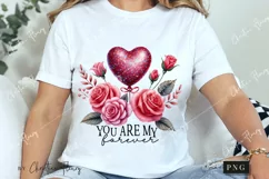 My Forever Valentines Quote PNG | Valentines Day PNG Product Image 3