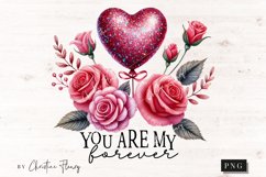 My Forever Valentines Quote PNG | Valentines Day PNG Product Image 4