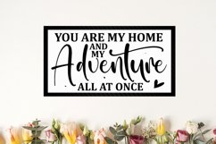 You Are My Home Sign,Inspirational Sign,Home Wall Art,Living Room Wall Art,Gift for Her,Anniversary Gift,Bedroom Wall Art,Gift for Him,Romantic Bedroom,Wedding Gift,Bedroom Sign,Love Sign,Over The Bed Sign