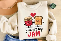 You Are My Jam, Valentine Day Sublimation PNG Product Image 2