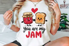 You Are My Jam, Valentine Day Sublimation PNG Product Image 3