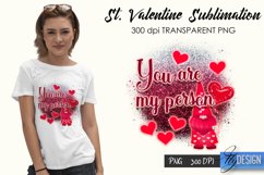 st Valentines Day Sublimation, Love Quotes Sublimation PNG Product Image 16
