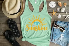 You are my sunshine SVG , Tropical Vibes SVG , Summer SVG Product Image 2