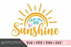 You are my sunshine SVG , Tropical Vibes SVG , Summer SVG Product Image 1