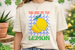 You Are My Top Lemon T-Shirt Design SVG Product Image 2