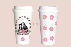 You are Not Alive to Please Everyone Halloween starbucks 16oz hot cup tumbler wrap svg presized template for tumbler grande suitable for cricut and silhouette