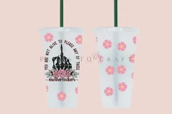 You are Not Alive to Please Everyone halloween starbucks 24oz cold cup wrap svg presized template for tumbler venti suitable for cricut and silhouette