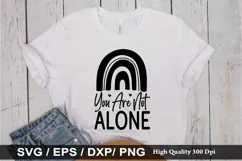Mental Health Quotes Design - Mental Health T-shirt Design Product Image 2