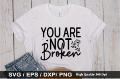 Mental Health Quotes Design - Mental Health T-shirt Design Product Image 3