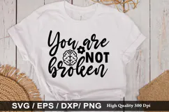 Mental Health SVG Design - Mental Health T-shirt Design Product Image 5
