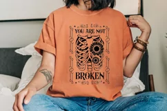 You Are Not Broken SVG, Mental Health SVG Design Product Image 2