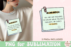 You are not required to explain your feelings Png Product Image 4