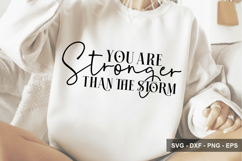 You Are Stronger Than the Storm - Boho Inspirational Design Product Image 1