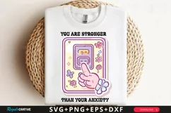 You Are Stronger Than Your Sublimation PNG Product Image 1