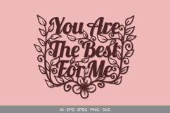 You are The Best for Me Papercut Product Image 2