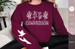 You are the epitome of grace compassion Sleeve SVG Design Product Image 1