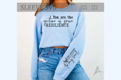 You are the epitome of grace resilience Sleeve SVG Product Image 2