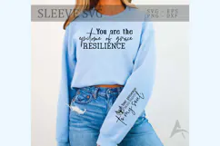 You are the epitome of grace resilience Sleeve SVG Product Image 2