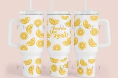 you are the zest 40oz quencher tumbler sublimation full wrap high resolution transparant background