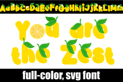 You Are the Zest Color Font Product Image 1