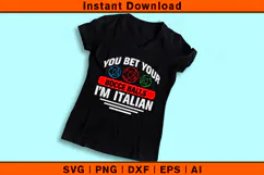 You Bet Your Bocce Balls I’m Italian SVG | Funny Design Product Image 3