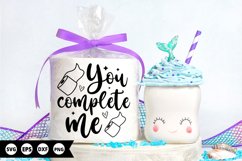 You complete me - Valentine Toilet Paper SVG Design Product Image 1