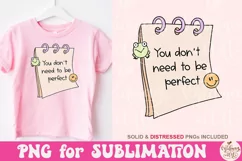 You Dont Need To Be Perfect PNG, Boho Self Love Png Product Image 2