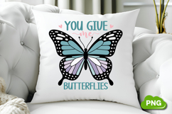 You Give Me Butterflies PNG, Butterfly PNG, Butterfly Product Image 3
