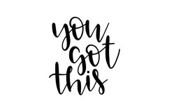 You Got This SVG Cut File Product Image 1