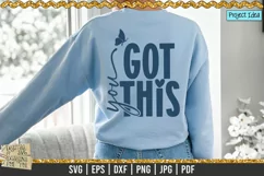 You got This svg / Inspirational SVG / Motivational SVG Product Image 1