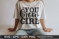 You Grow Girl - House Plant SVG Design Product Image 1