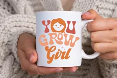You Grow Girl SVG, Inspirational SVG Design Product Image 3