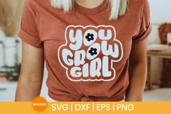 You grow girl | Motivational svg quote Product Image 2