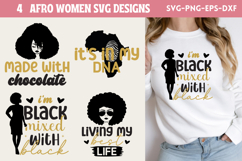 She believed she could so she did SVG, Afro Women SVG Product Image 1