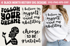 Black Month History SVG Product Image 1