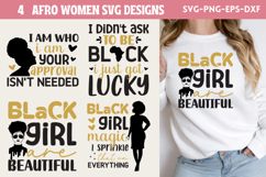 Afro Women SVG Product Image 1