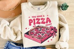 You Have A Pizza My Heart PNG, Valentines PNG, Valentine PNG Product Image 3