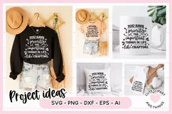 Crafter SVG - You Have To Prioritize The Important Things Product Image 2