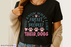 You Know What I Like About People SVG PNG T-shirt Design Product Image 3