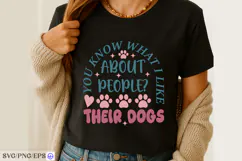 You Know What I Like About People SVG PNG T-shirt Design Product Image 3