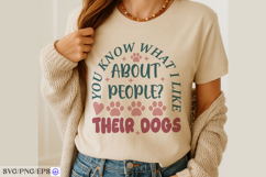 You Know What I Like About People SVG PNG T-shirt Design Product Image 4