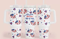 you look like the 4th of july 40oz tumbler sublimation full wrap high resolution transparant background