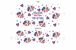 you look like the 4th of july 40oz tumbler sublimation full wrap high resolution transparant background