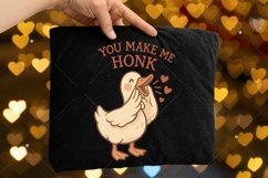 You make me honk goose PNG, Valentine Goose PNG, Anti Valent Product Image 4