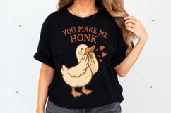 You make me honk goose PNG, Valentine Goose PNG, Anti Valent Product Image 6