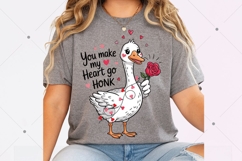 You Make My Heart Go Honk, Funny Anniversary Shirt Design Product Image 4