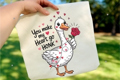 You Make My Heart Go Honk, Funny Anniversary Shirt Design Product Image 6