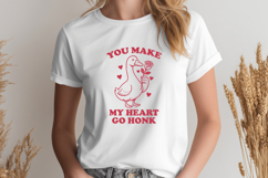 Romantic Goose Bundle SVG PNG | Cute Valentine Goose Quotes Product Image 4