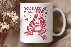 Romantic Frog SVG Bundle | Valentine Frog Quotes | Funny PNG Product Image 5