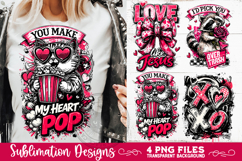 Sarcastic Valentine PNG Funny Sublimation 4 Designs Product Image 7